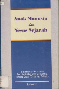 Anak Manusia dan Yesus Sejarah